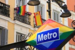 Bandera Flag Pride Orgullo Madrid España