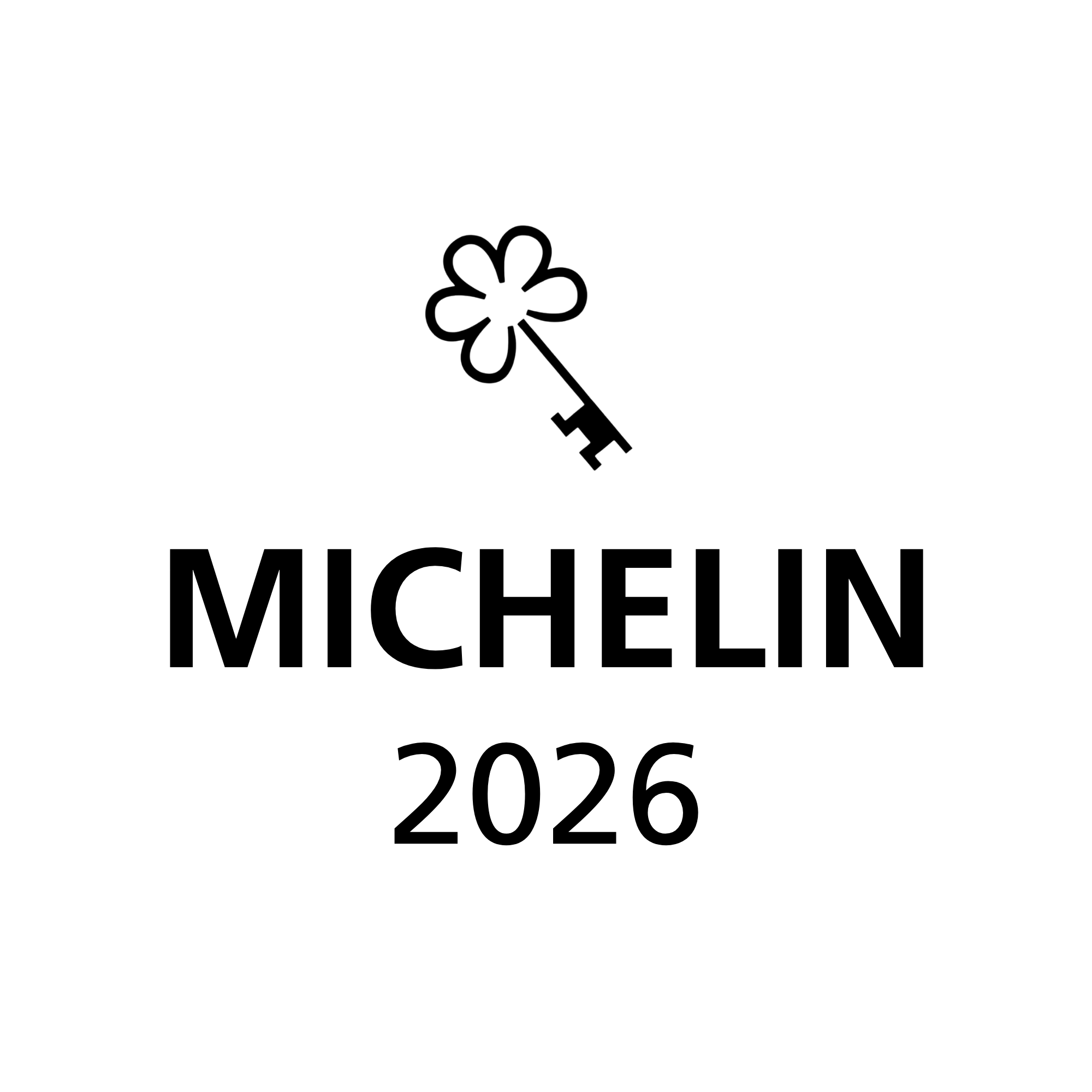 Logo llave Gu&iacute;a Michelin 2026